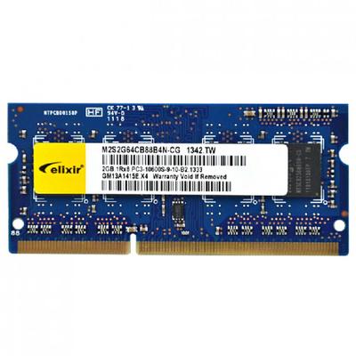 2GB Elixir DDR3 1333Mhz Notebook Ram