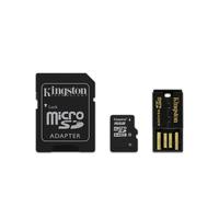 16GB Multi Kit Clas 10 microSD+SD adap+USB Android