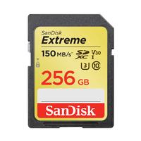 Extreme SDXC Card 256GB 150MB/s V30