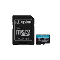 Kingston 256GB microSDXC Canvas Go Plus 170R A2 U3 V30 Card + ADP