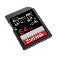 SanDisk Extreme Pro SDHC 64GB - 300MB/s UHS-II