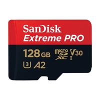 SanDisk Extreme Pro microSDXC 128GB + SD Adapter + Rescue Pro Deluxe