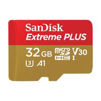 SanDisk Extreme Plus microSDHC 32GB + SD Adapter + Rescue Pro Deluxe