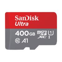 Ultra Android microSDXC 400GB + SD Adapter + Memory Zone App 100MB/s A1 Class 10 UHS-I