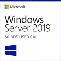Microsoft Windows Server 2019 CAL Uzak Masaüstü Dijital Lisans 50 Kullanıcı   